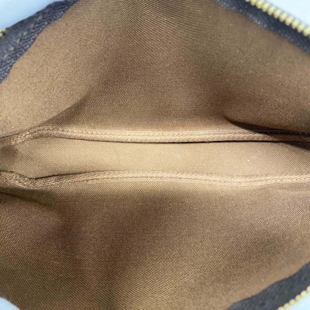 LOUIS VUITTON Authentic Brown Monogram Pochette Pouch - Picture 4 of 9